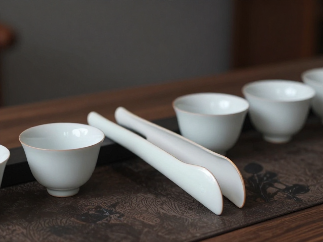 陶瓷品茗杯的釉面工艺与器型特征
