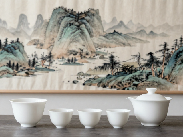 山水入画,构建视觉焦点