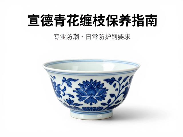 宣德青花缠枝莲茶碗配漆器，专业防潮防霉保养指南