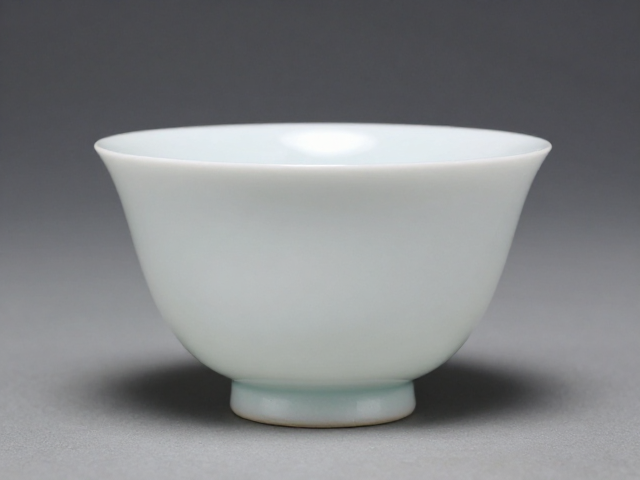 雍正粉彩品茗杯，釉色温润如玉，轻拿轻放赏古韵