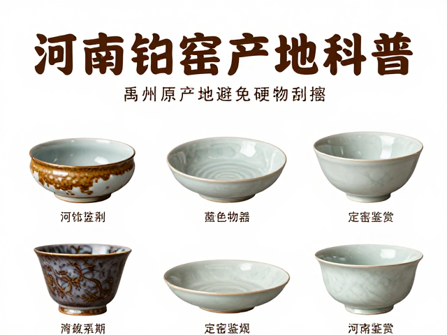 河南禹州钧窑原产地科普，釉面器具如何避免硬物刮擦？附定窑鉴赏