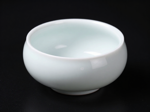 茶仪茶具推荐,白瓷水盂清雅之美,提升品茗格调