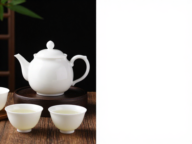 福建德化白瓷茶具搭配绿茶,茶会选器指南与冲泡技巧
