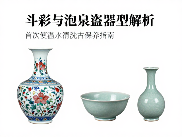 斗彩与龙泉窑器型解析，首次使用温水清洗古瓷保养指南