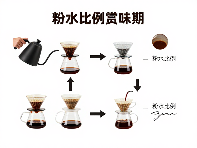 手冲咖啡的核心变量：粉水比例与注水手法