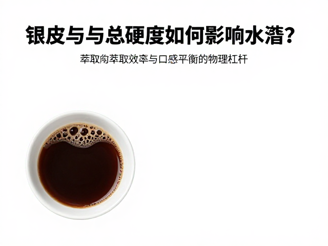 总硬度：萃取效率与口感平衡的物理杠杆