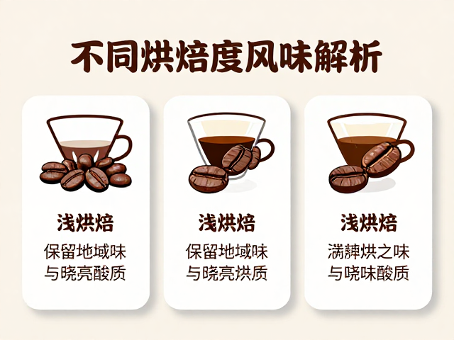 浅烘焙：保留地域之味与明亮酸质