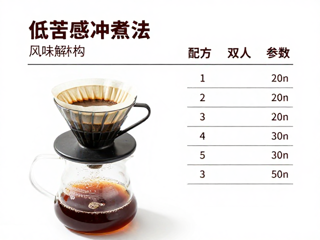 低苦感冲煮法的核心逻辑与风味解构