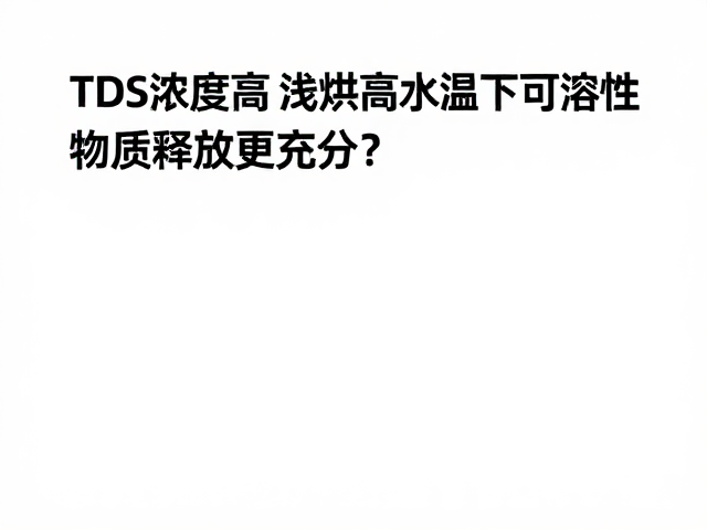 TDS值的物理本质与萃取逻辑