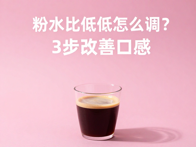 精准计算与调整粉水比例