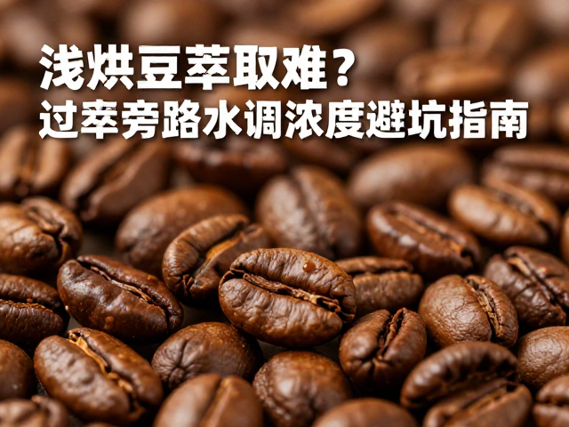浅烘豆的萃取困境与物理特性解析