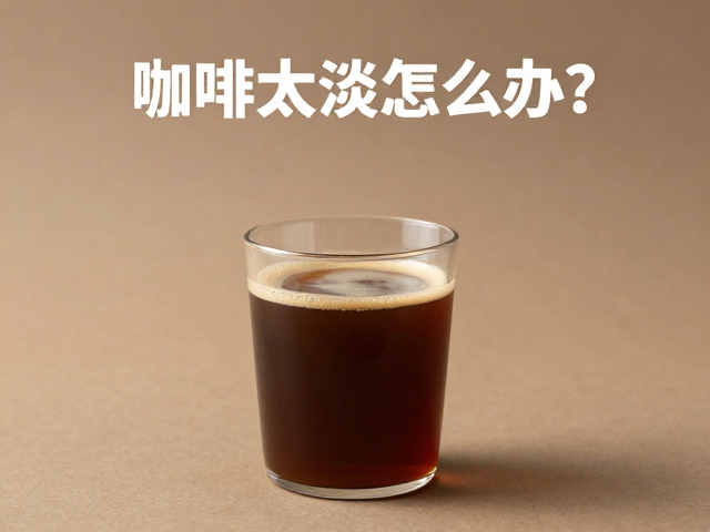 针对淡味咖啡的水温调整策略