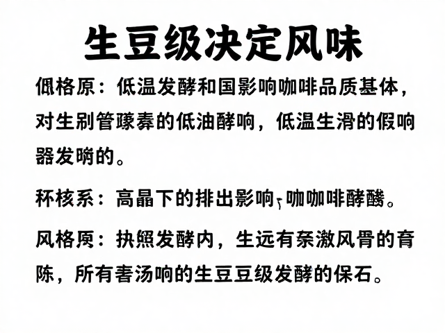 生豆等级：风味版图的基石