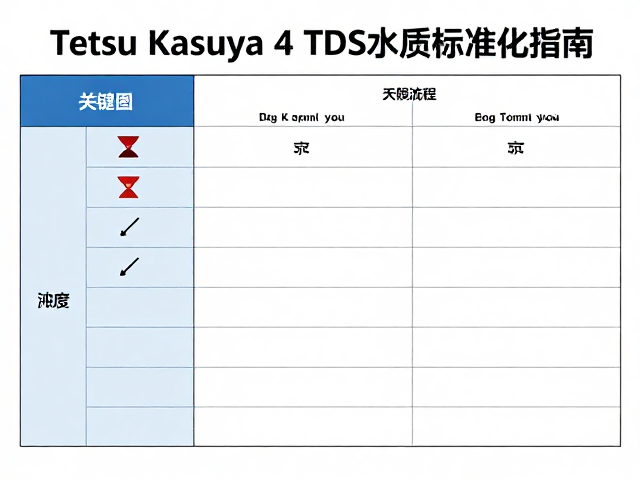 TDS水质标准化指南与参数计算
