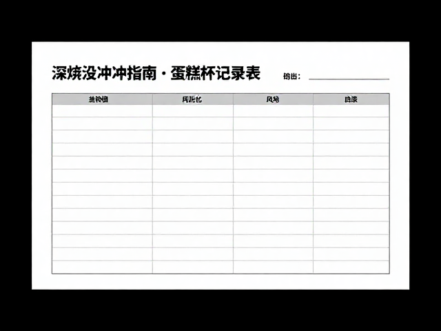 风味记录表的维度构建与数据追踪