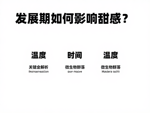 关键变量解析：温度、时间与微生物群落