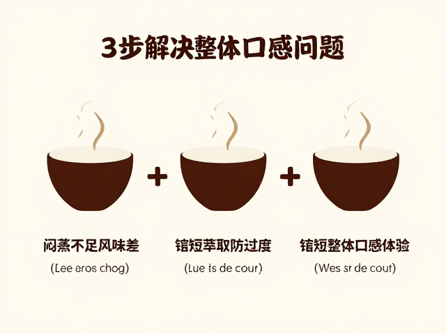 三步法优化整体口感体验