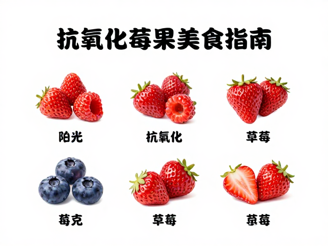莓果类美食中的抗氧化成分解析
