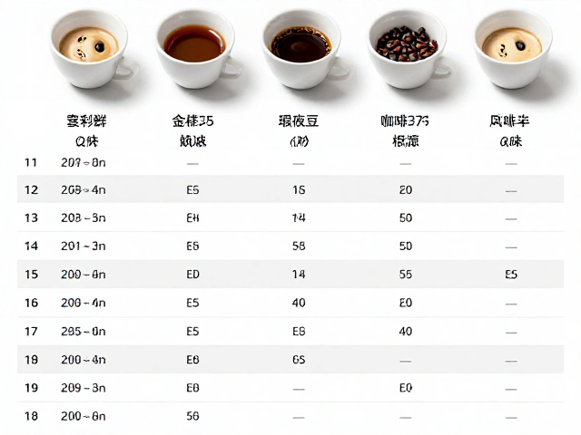 杯测数据与感官评价的关联