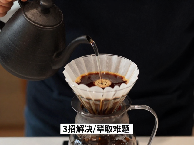 注水手法对萃取均匀度的影响