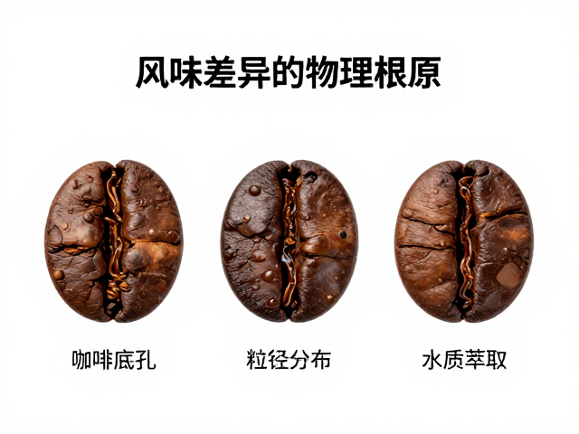 结构与粒径的耦合效应：风味差异的物理根源