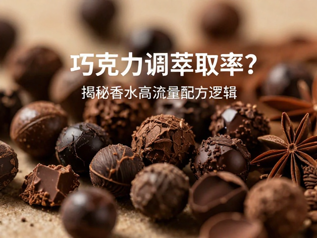 巧克力调香料的分子特性与萃取效率