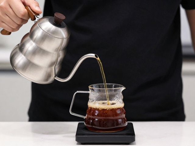 鹅颈壶注水姿态与流速控制的物理基础