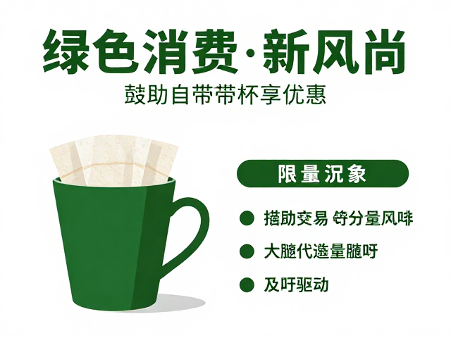 鼓励自带杯：量化减排与消费激励的双重驱动