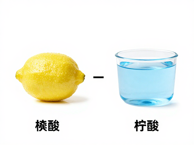 磷酸与柠檬酸的化学特性差异