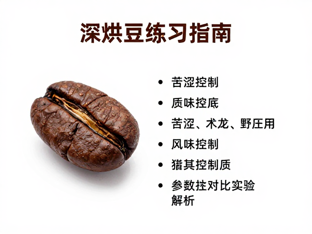 深烘豆的物理特性与风味基底
