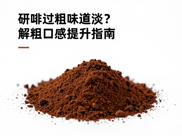 研磨一致性对口感纯净度的关键作用