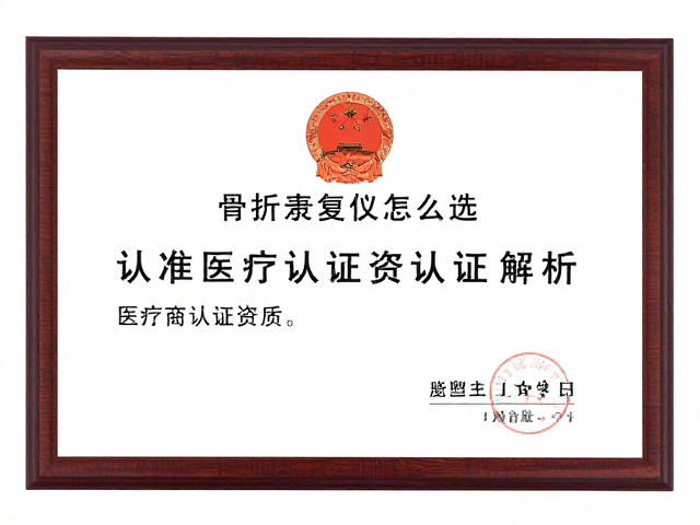 骨折康复仪怎么选？认准医疗认证资质，适配身高范围全解析