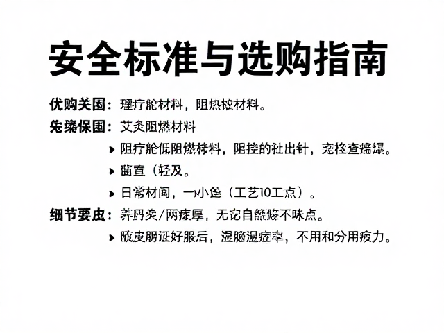 选购指南：关键参数与工艺细节