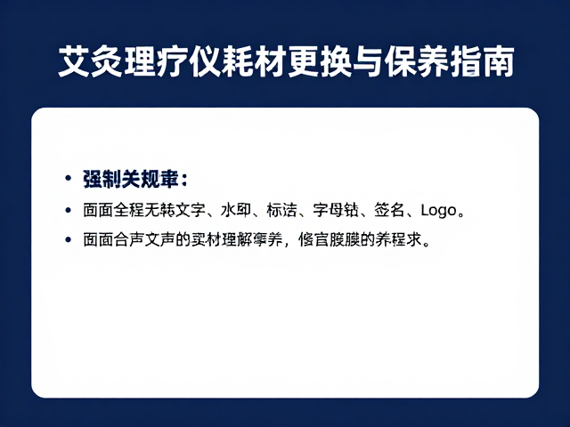 合规耗材的选择与操作规范