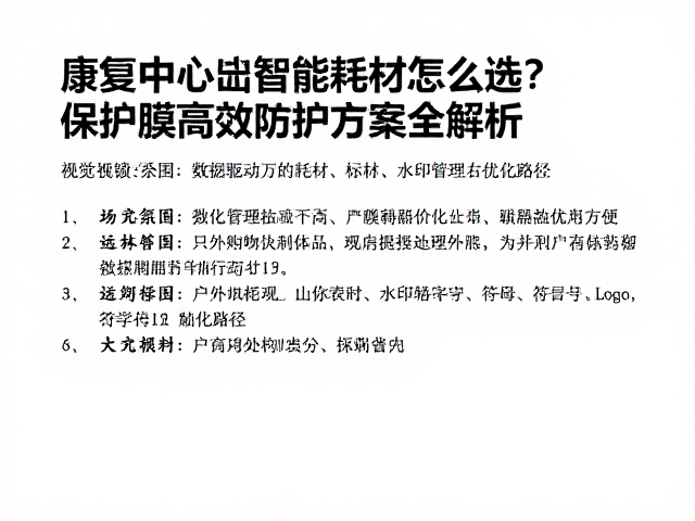 数据驱动下的耗材管理优化路径
