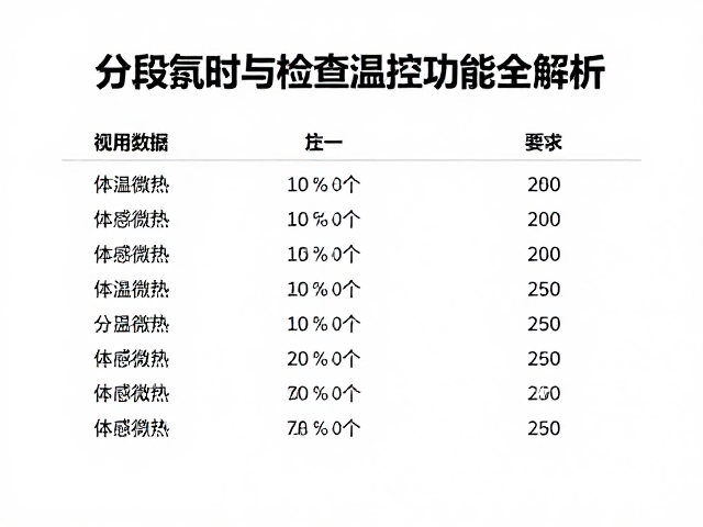 体感微热标准多少度？分段定时与检查温控功能全解析