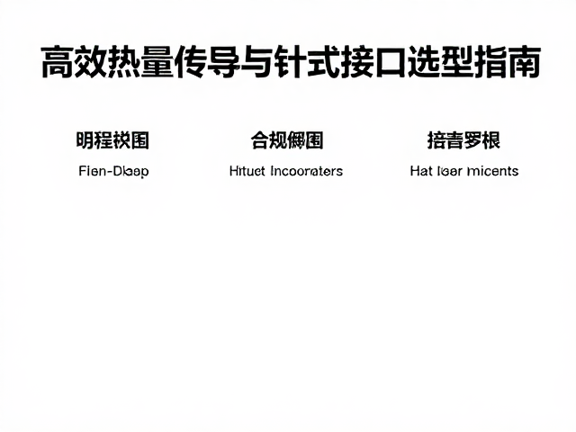 高效热量传导的物理机制与选型逻辑