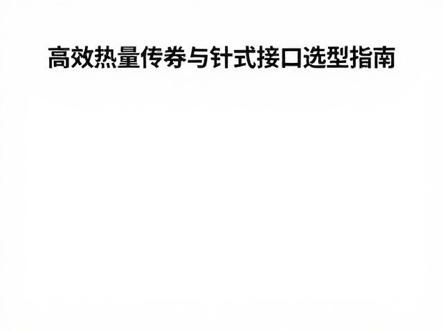 针式接口在高压系统中的连接优势