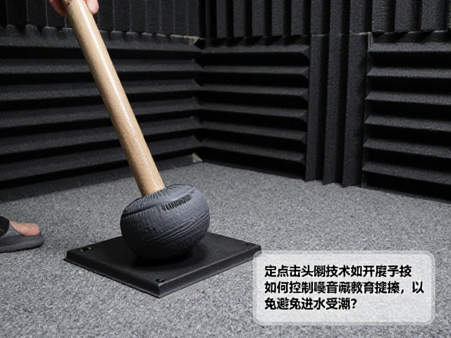 定点捶打敲击技术，如何控制噪音并避免进水受潮？