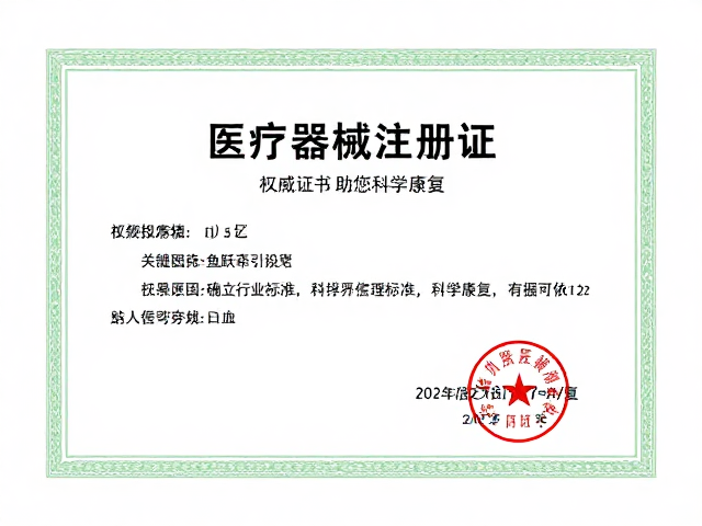 鱼跃牵引理疗设备获医疗器械注册证，权威认证助您科学康复