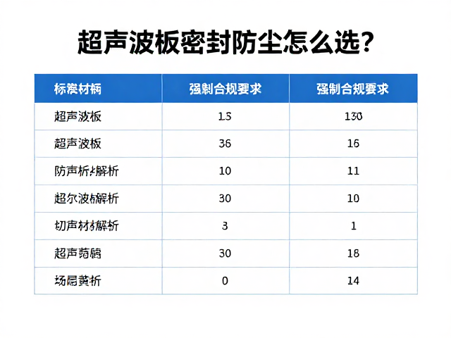 超声波板密封防尘的核心材质解析