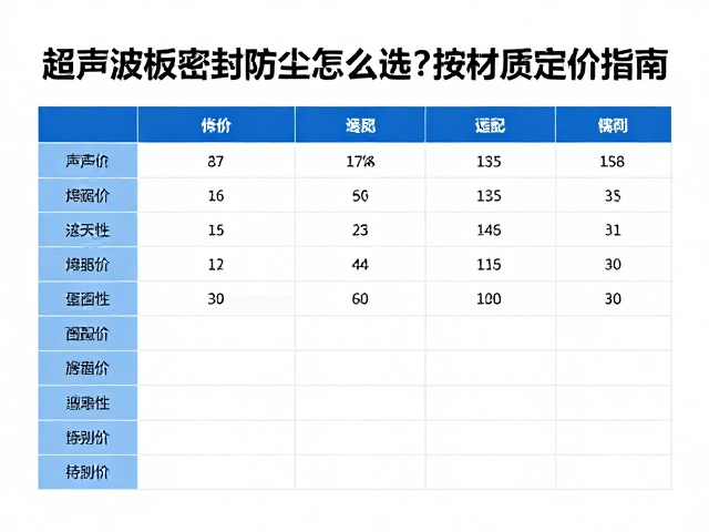 超声波焊接工艺对材质选择的适配性影响