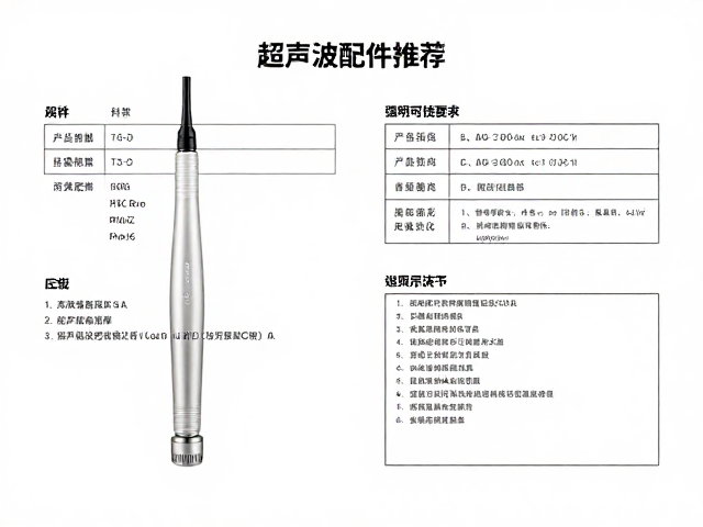 超声波配件选型的核心原则