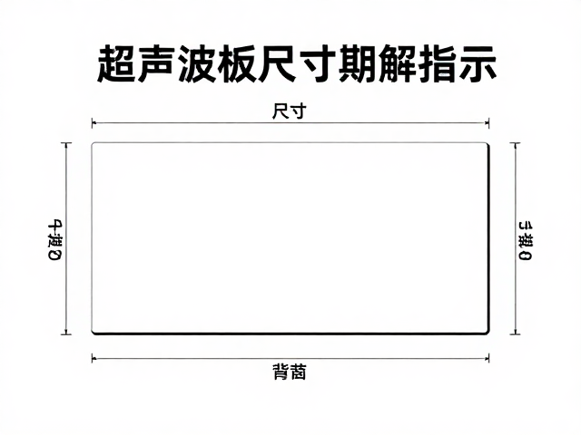 超声波板尺寸部位的定义标准与测量规范