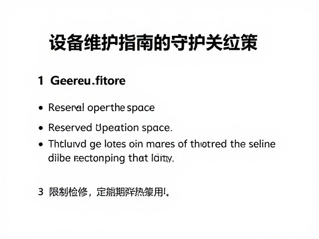 预留操作空间对散热与维护效率的影响