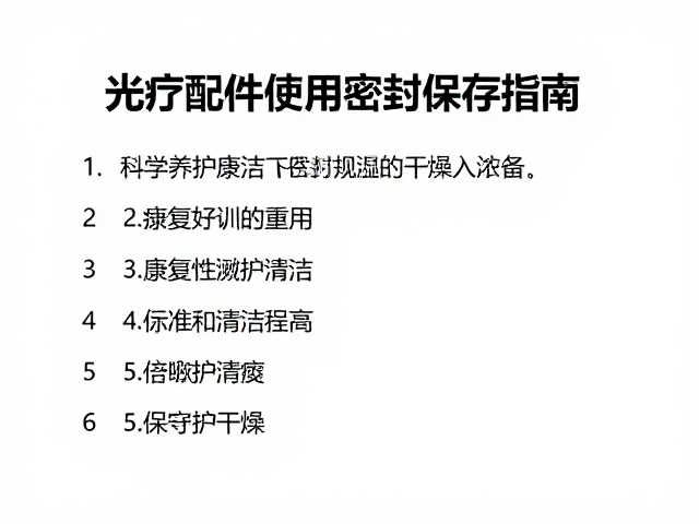 标准化清洁与干燥流程