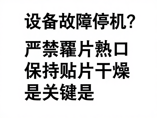 保持贴片干燥清洁的关键作用