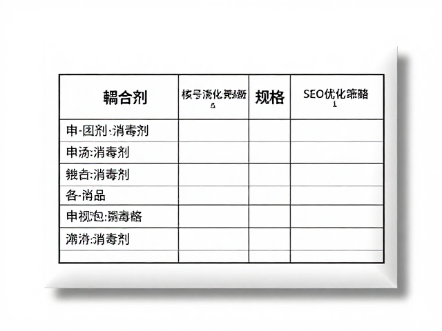 耦合剂与消毒剂包装规格详解，选购指南与SEO优化策略