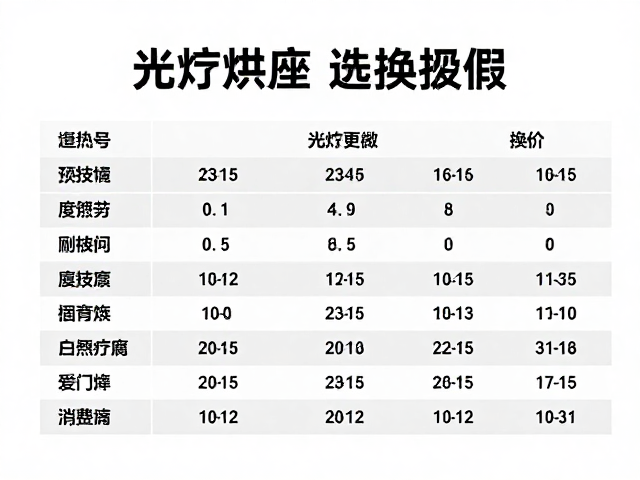 表面污染对光疗效果的影响及更换标准