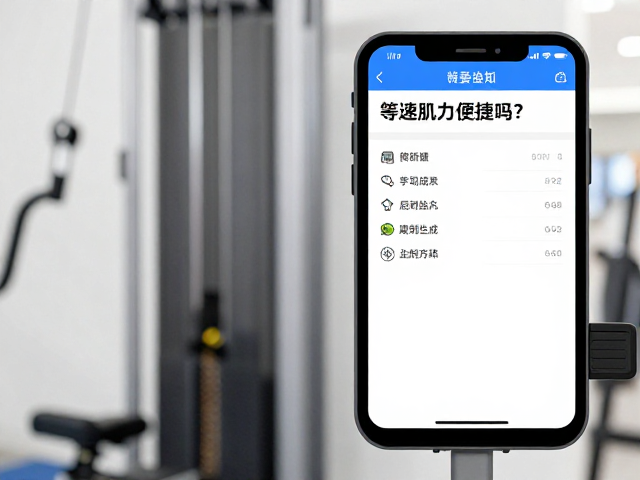 等速肌力训练设备操作便捷吗？智能生成康复处方指南